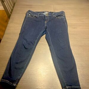 Torrid dark blue skinny jeans